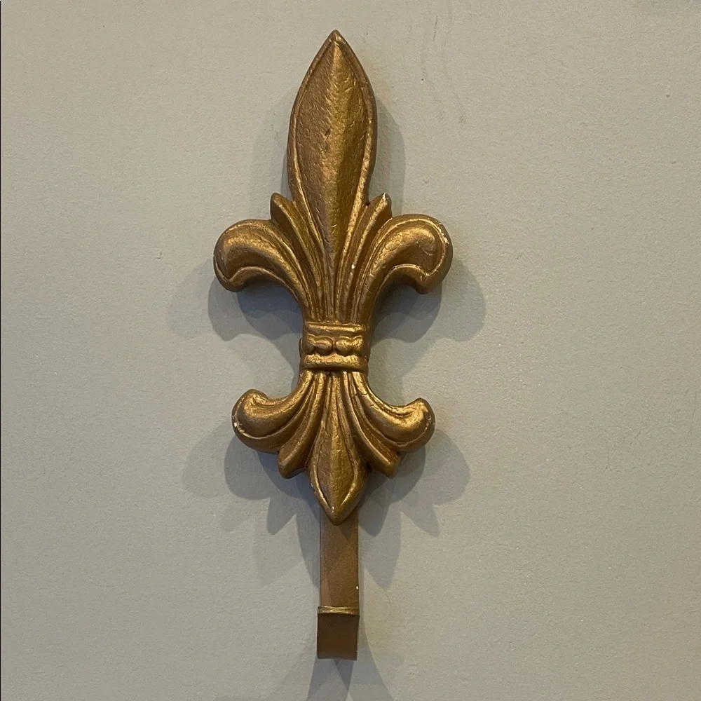 Gold Fleur-de-Lis Wall Hook